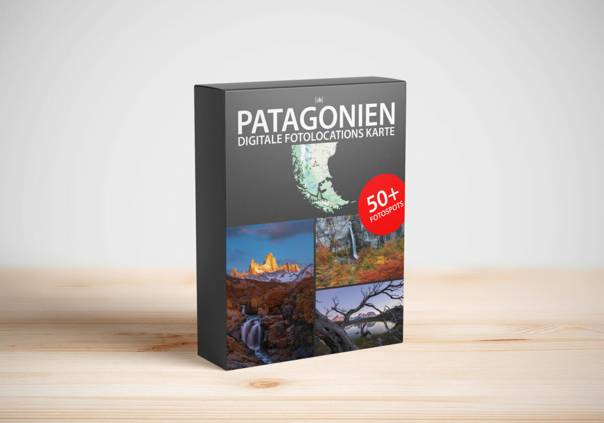 Patagonien & Feuerland 50+ Fotospots Karte
