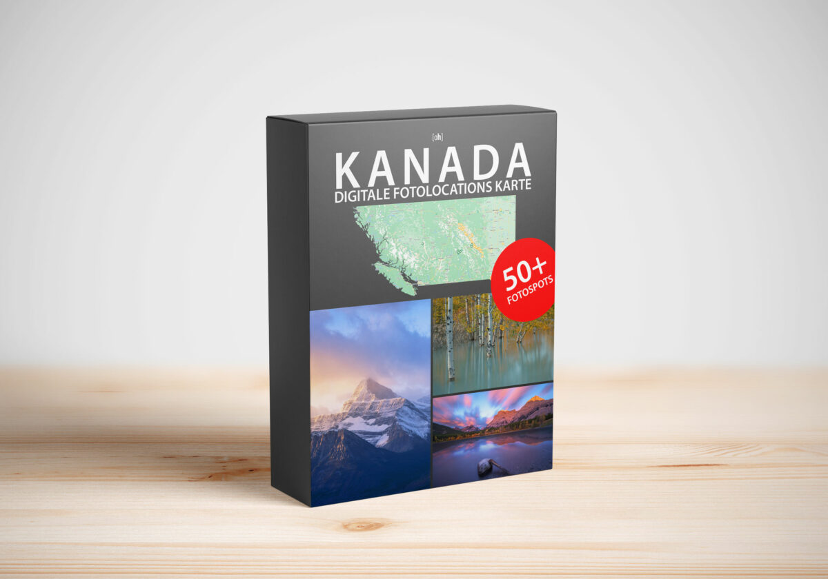 Kanada - 50+ Fotospots Karte
