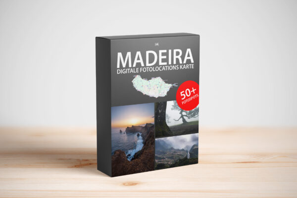 Madeira - 50+ Fotospots Karte